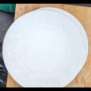 Maioliche Jessica Scroll and Plume Italian Plates - 2